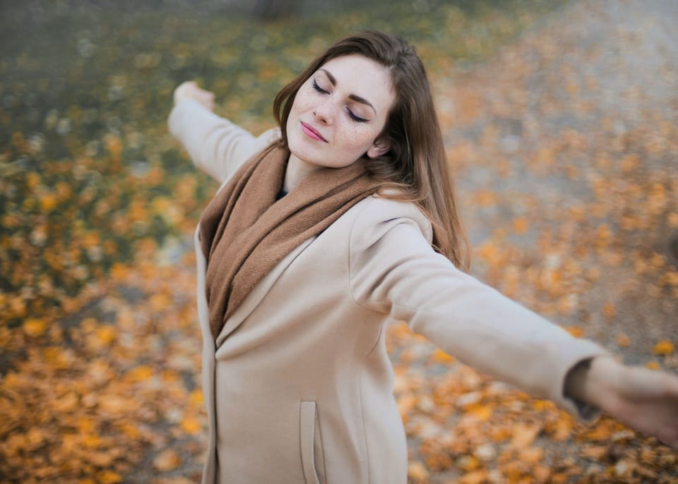 Happy healthy woman